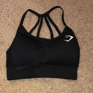 Black NEW Gymshark sports bra, never been worn!